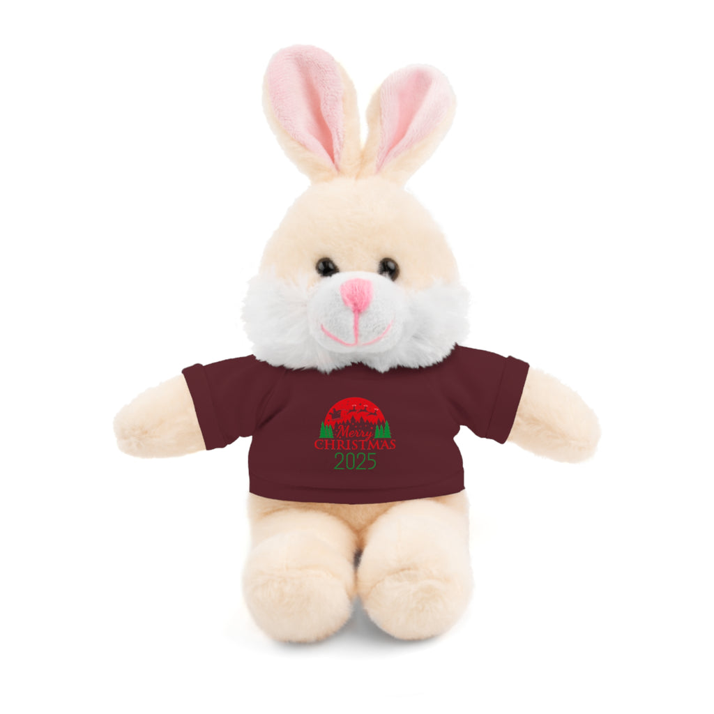 Christmas Plush Bear with 2025 Christmas Tee