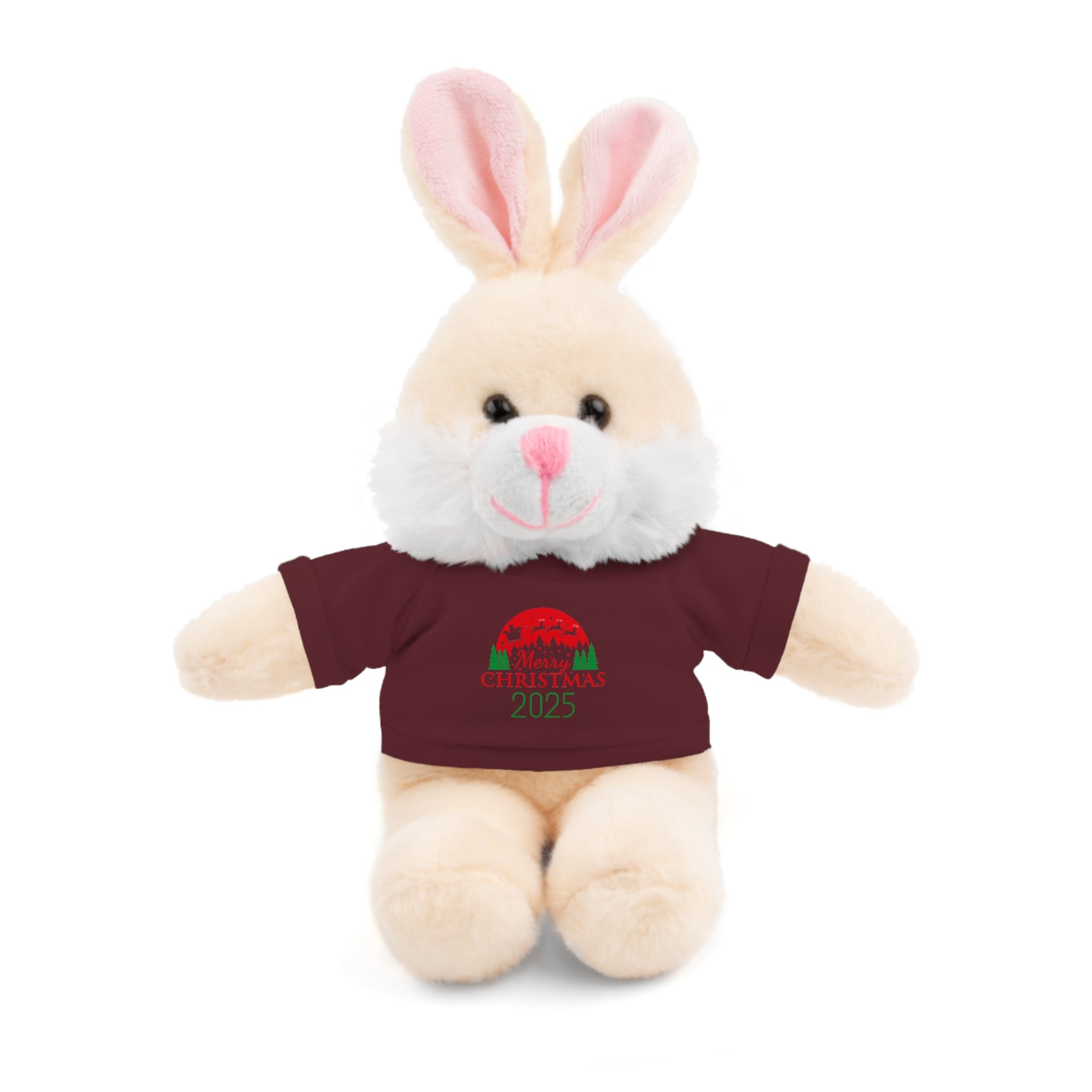 Christmas Plush Bear with 2025 Christmas Tee