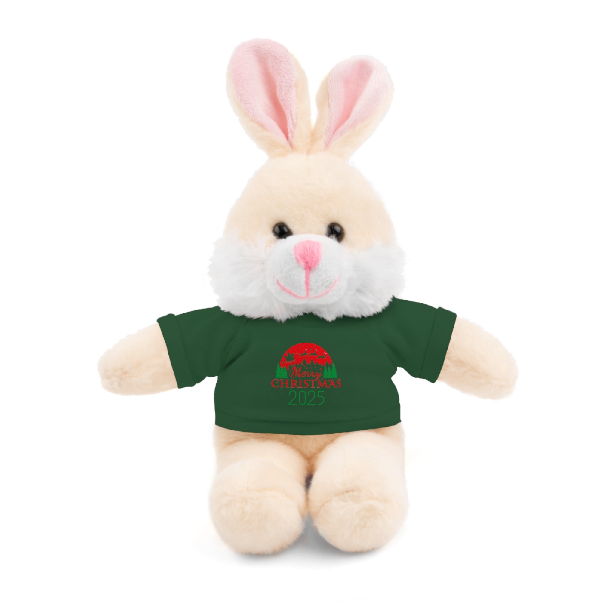 Christmas Plush Bear with 2025 Christmas Tee