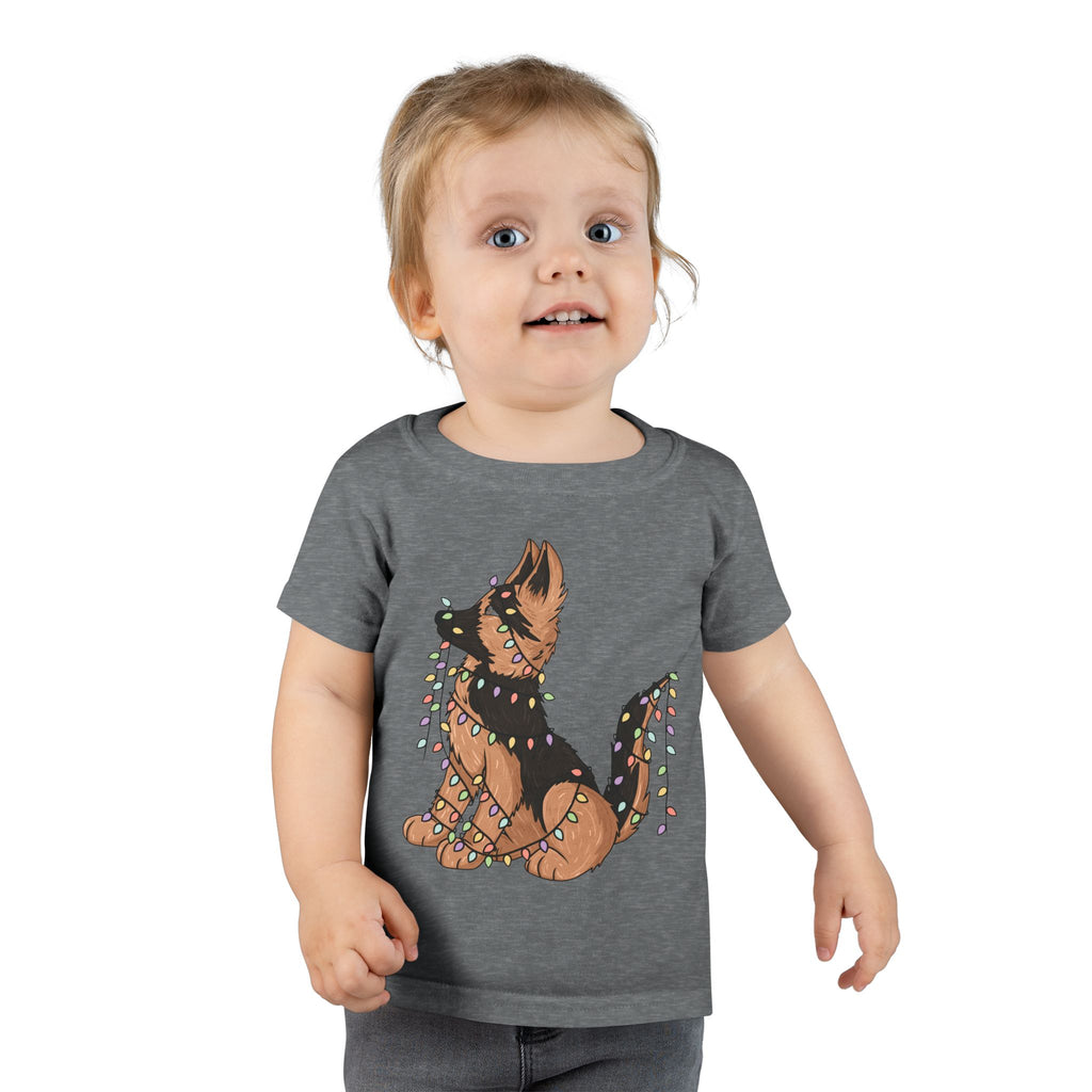 Christmas German Shepherd Toddler T-Shirt