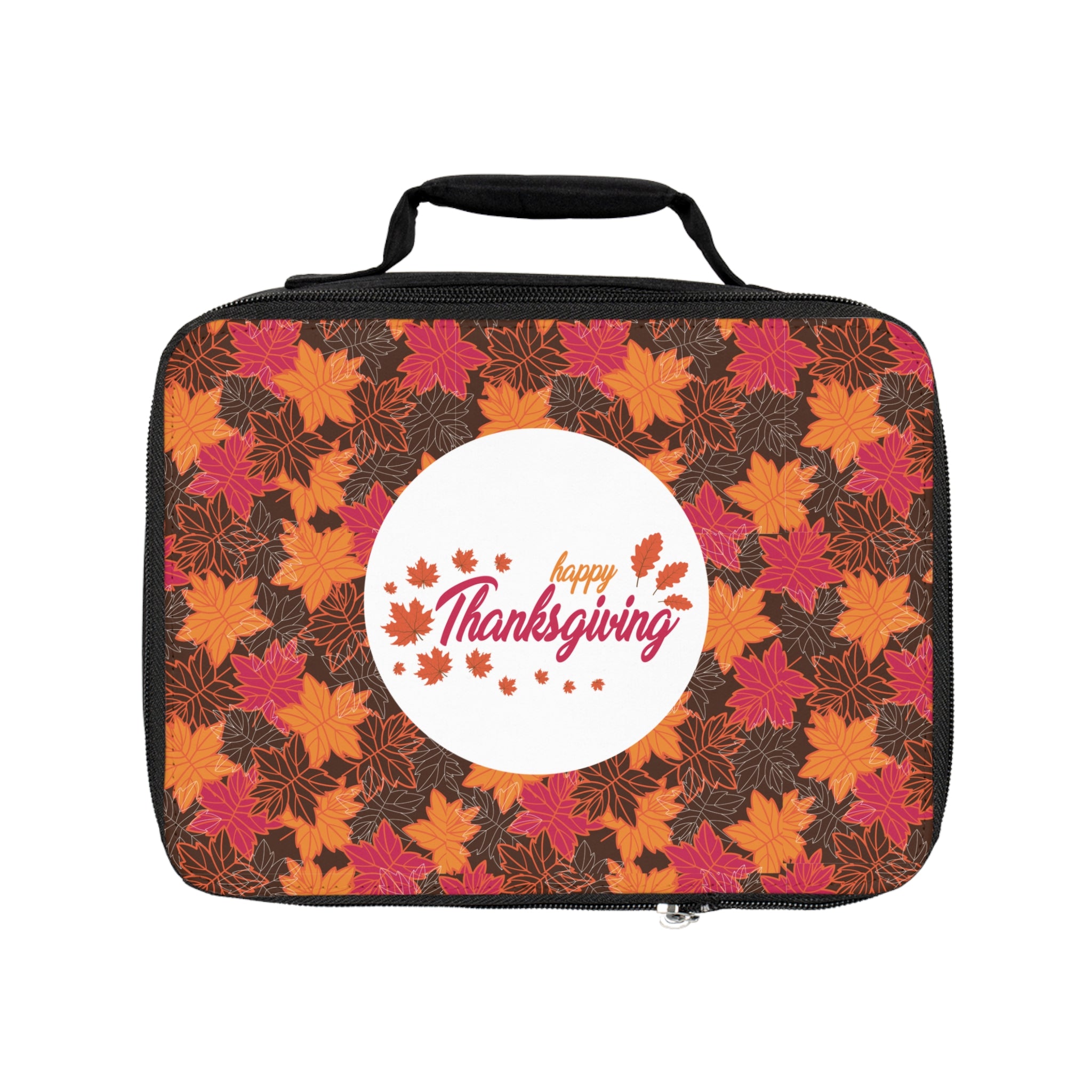 Thanksgiving Lunch Bag - Fall Leaves Design