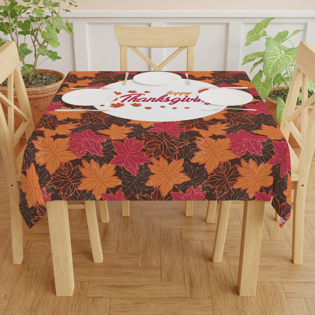 Thanksgiving Tablecloth - Fall Leaves