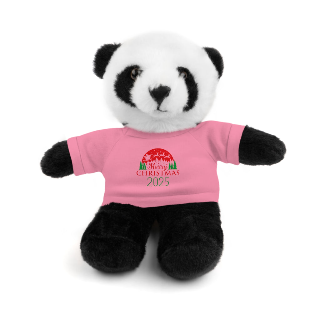 Christmas Plush Bear with 2025 Christmas Tee