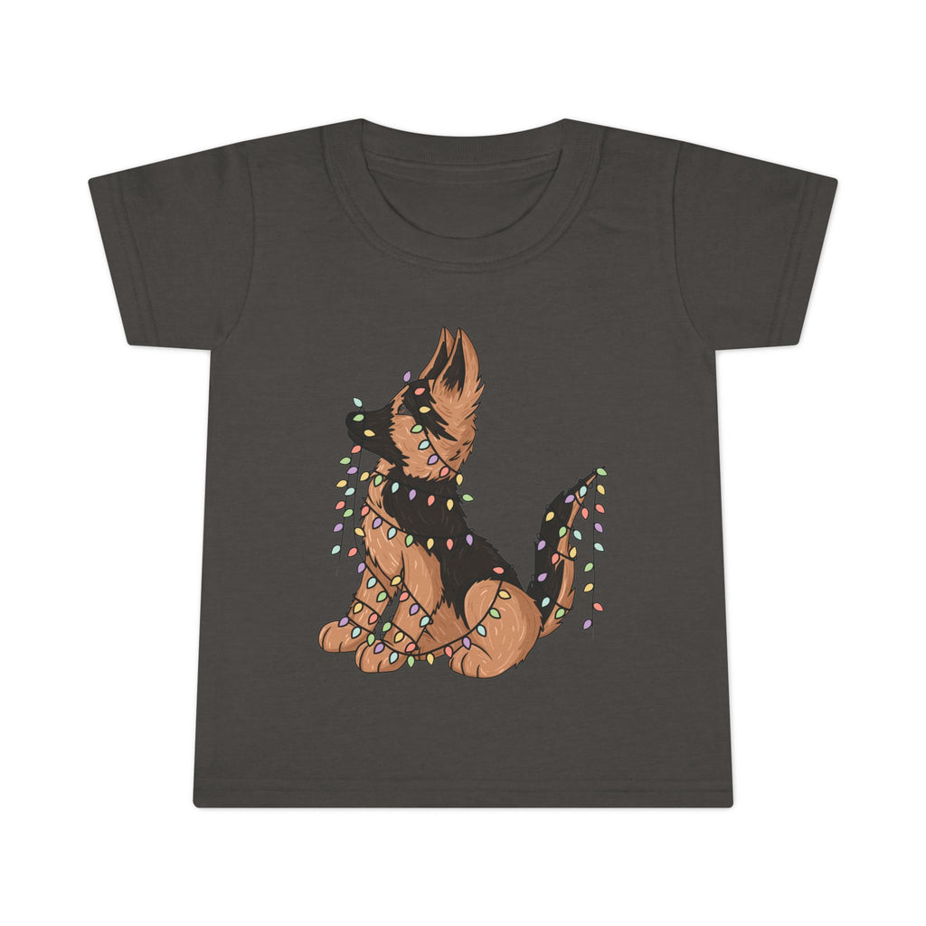 Christmas German Shepherd Toddler T-Shirt