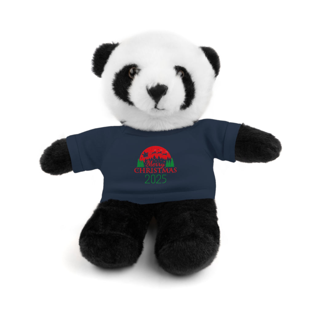Christmas Plush Bear with 2025 Christmas Tee