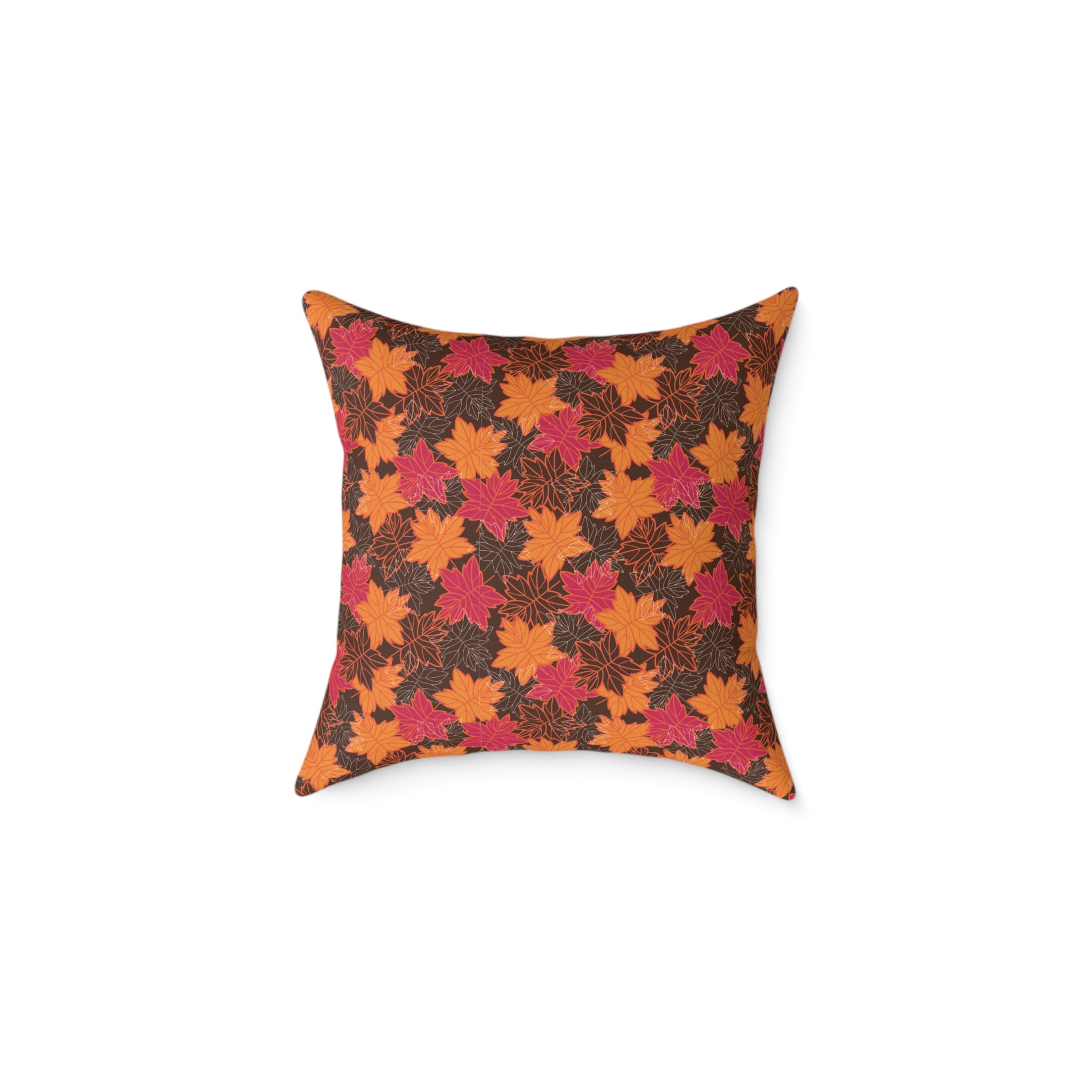 Thanksgiving Themed Throw Pillow - Autumn Leaves