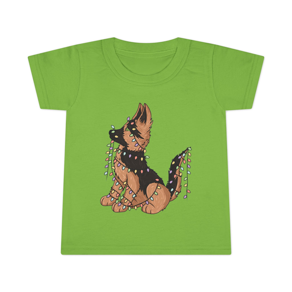 Christmas German Shepherd Toddler T-Shirt