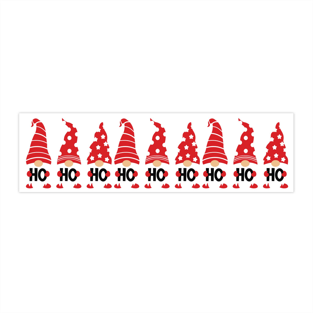 Holiday Gnome Bumper Stickers - Christmas Car Decor