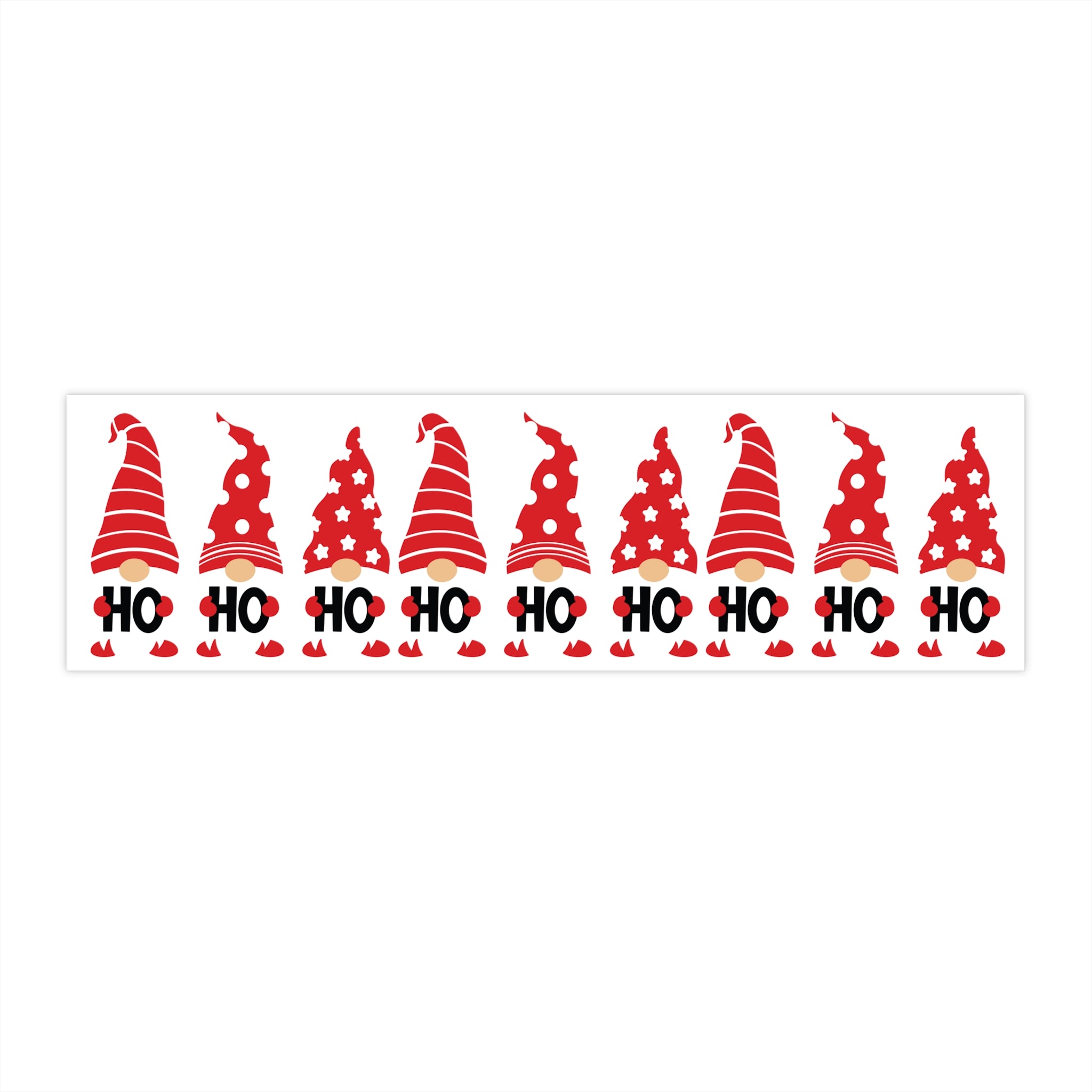 Holiday Gnome Bumper Stickers - Christmas Car Decor