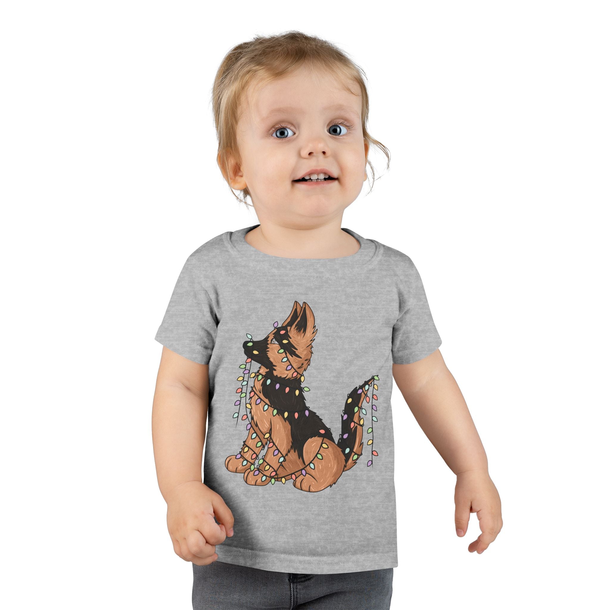 Christmas German Shepherd Toddler T-Shirt