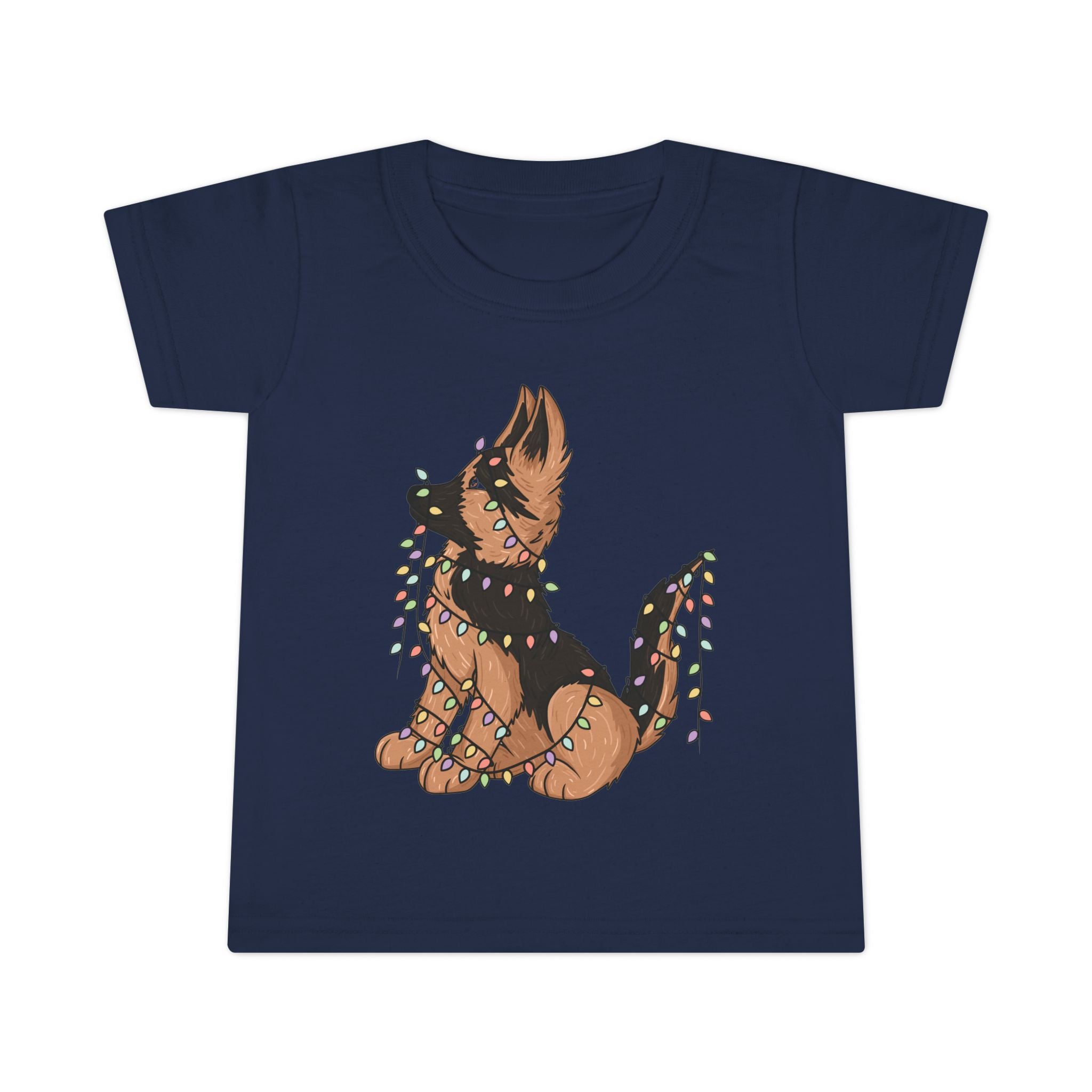Christmas German Shepherd Toddler T-Shirt