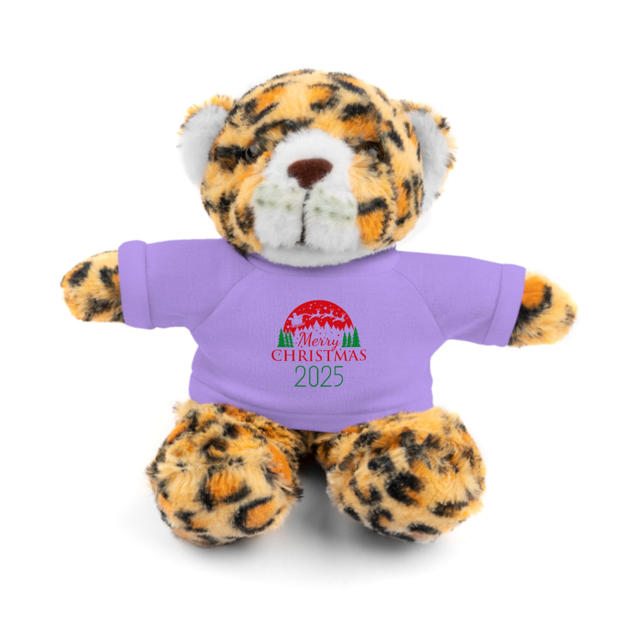Christmas Plush Bear with 2025 Christmas Tee