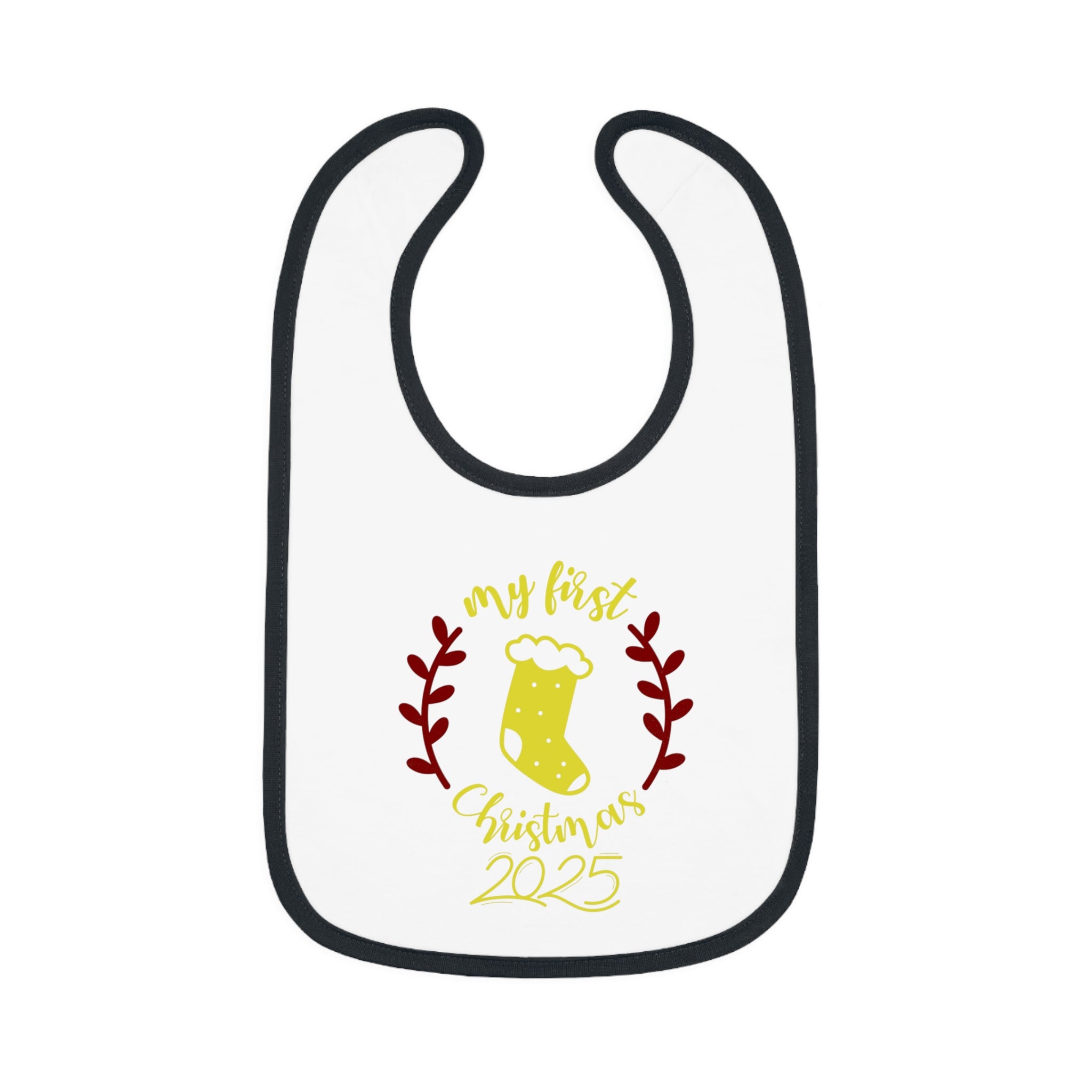 My First Christmas 2025 Baby Bib