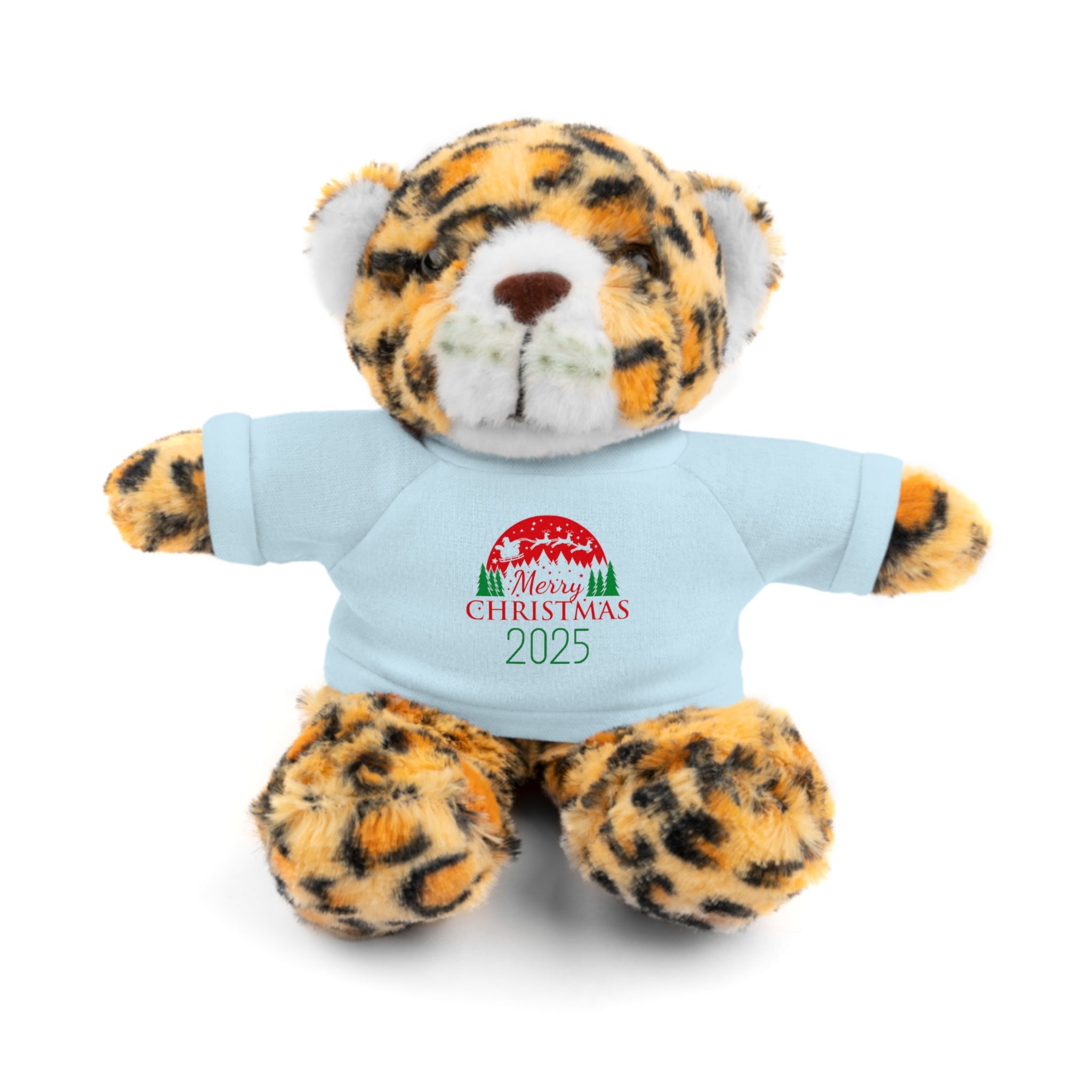 Christmas Plush Bear with 2025 Christmas Tee