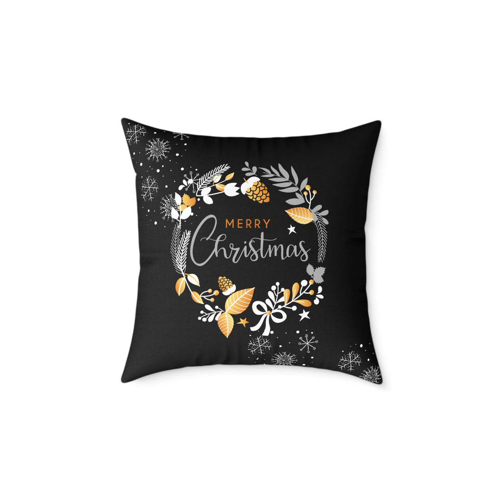 Christmas Wreath Decorative Pillow
