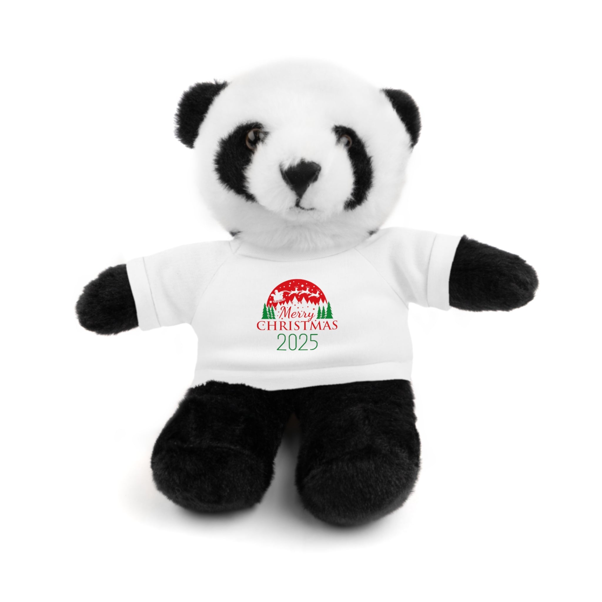 Christmas Plush Bear with 2025 Christmas Tee