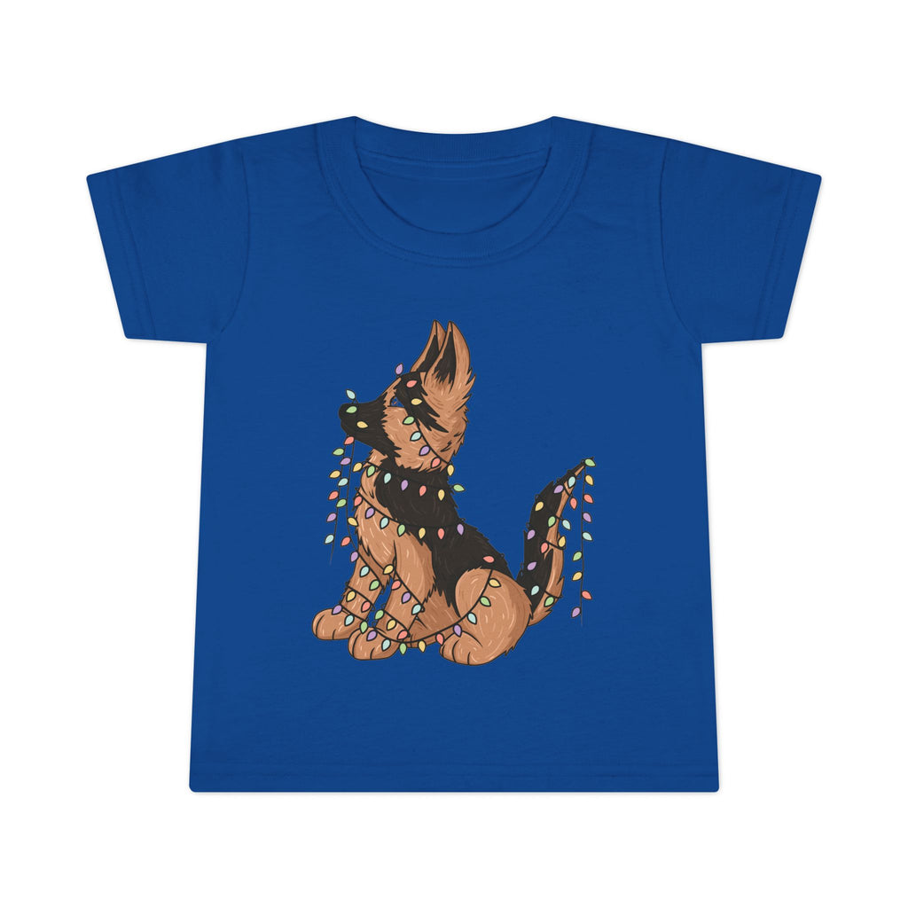 Christmas German Shepherd Toddler T-Shirt