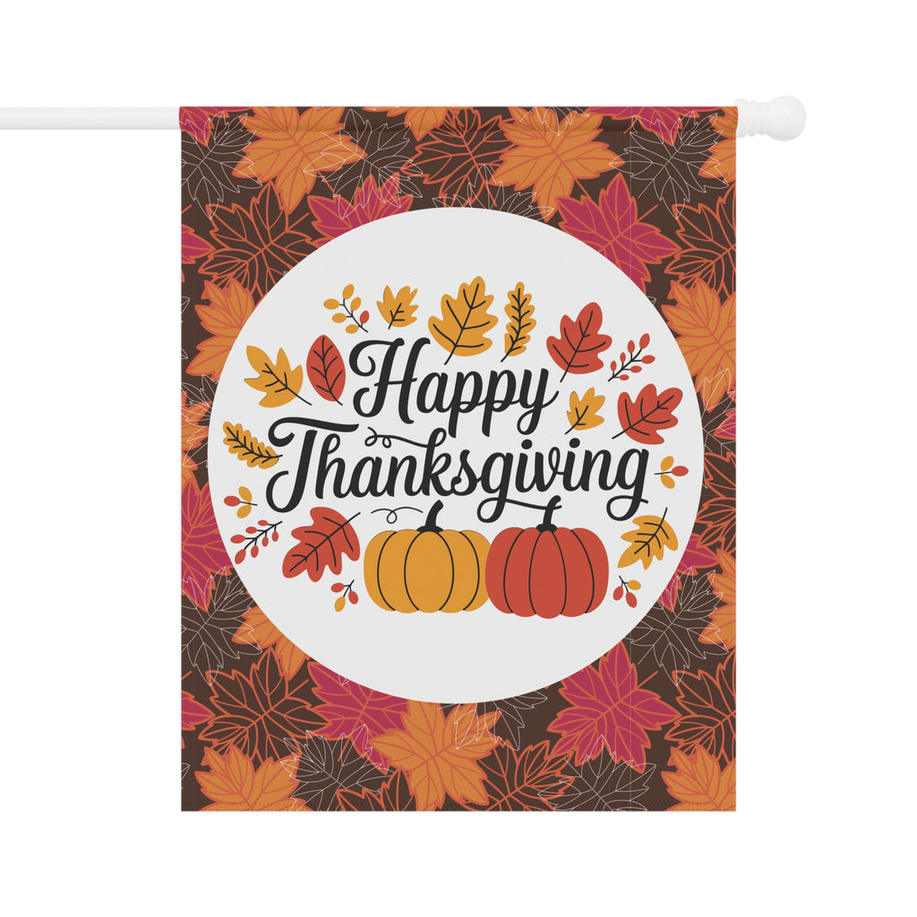 Happy Thanksgiving Yard & House Banner - Fall Leaves