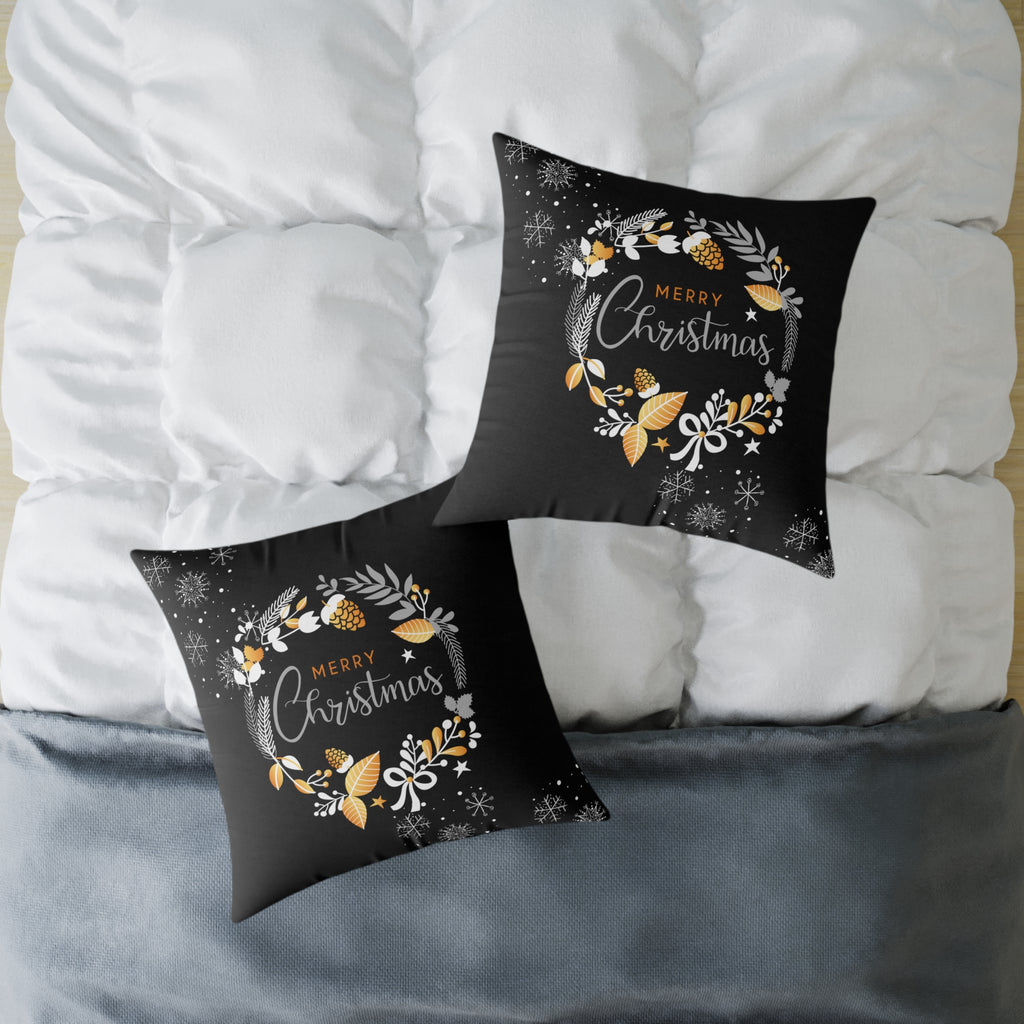 Christmas Wreath Decorative Pillow