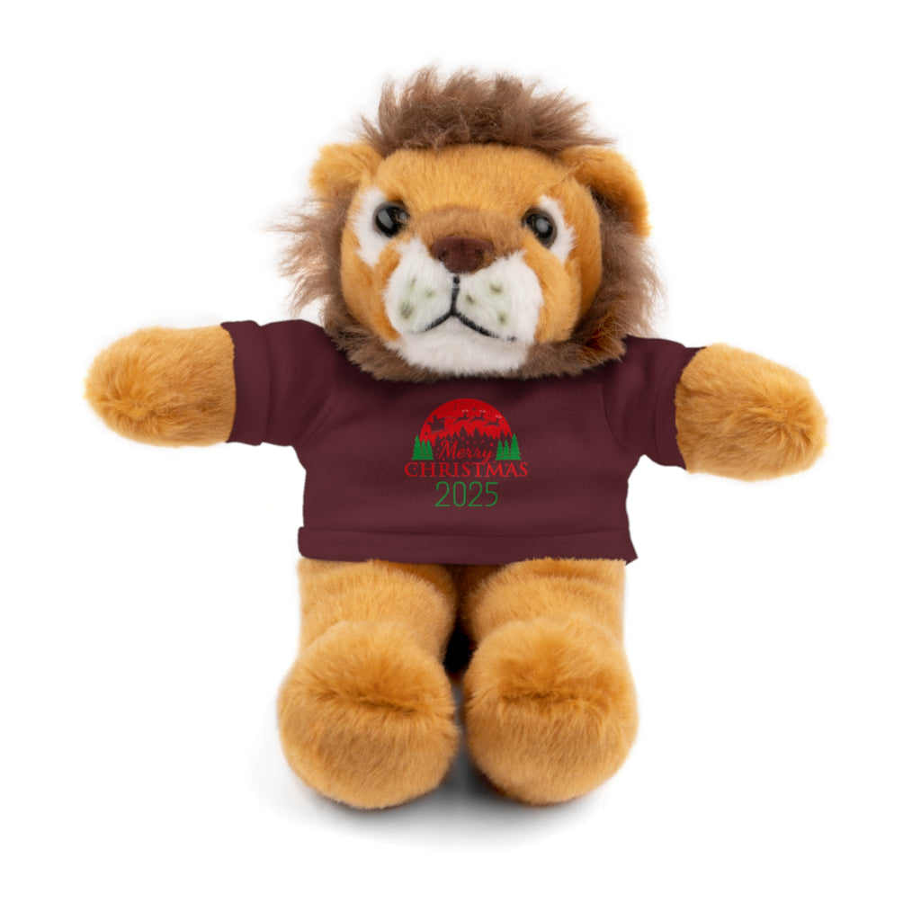 Christmas Plush Bear with 2025 Christmas Tee