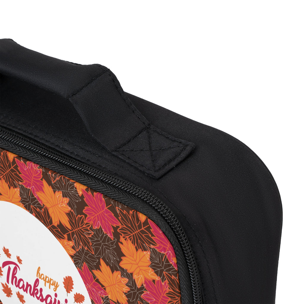 Thanksgiving Lunch Bag - Fall Leaves Design