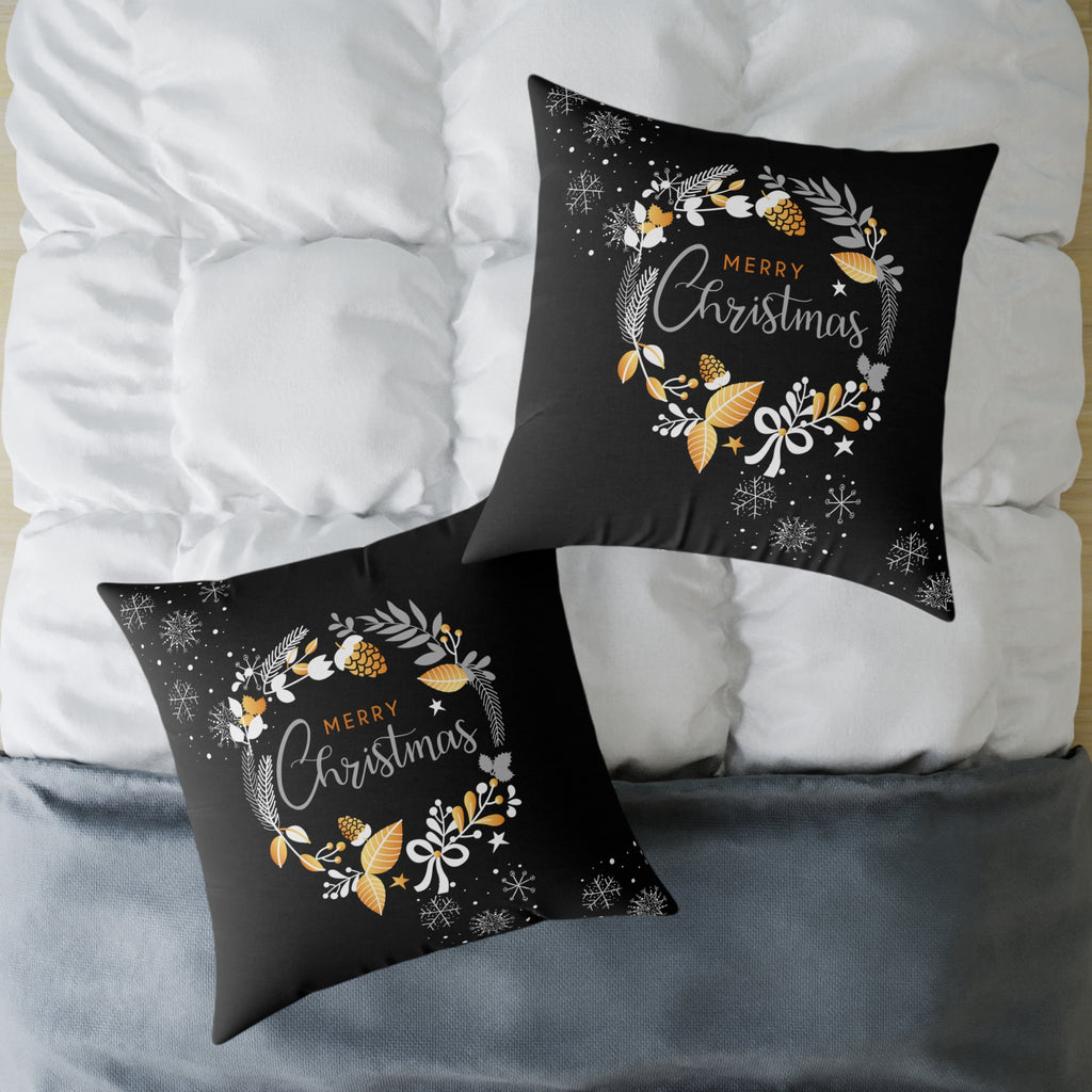 Christmas Wreath Decorative Pillow