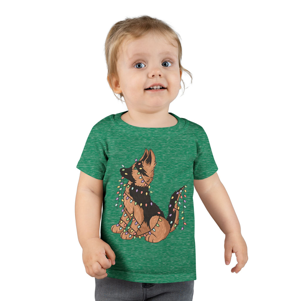 Christmas German Shepherd Toddler T-Shirt