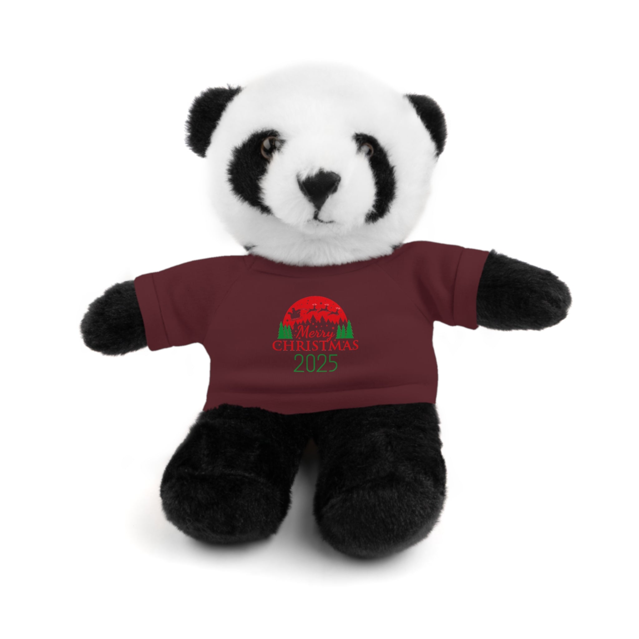 Christmas Plush Bear with 2025 Christmas Tee