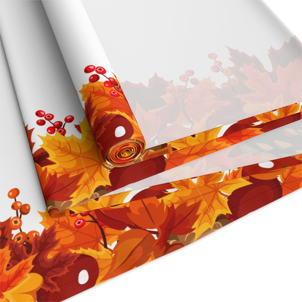 Thanksgiving Table Runner - Fall Leaves