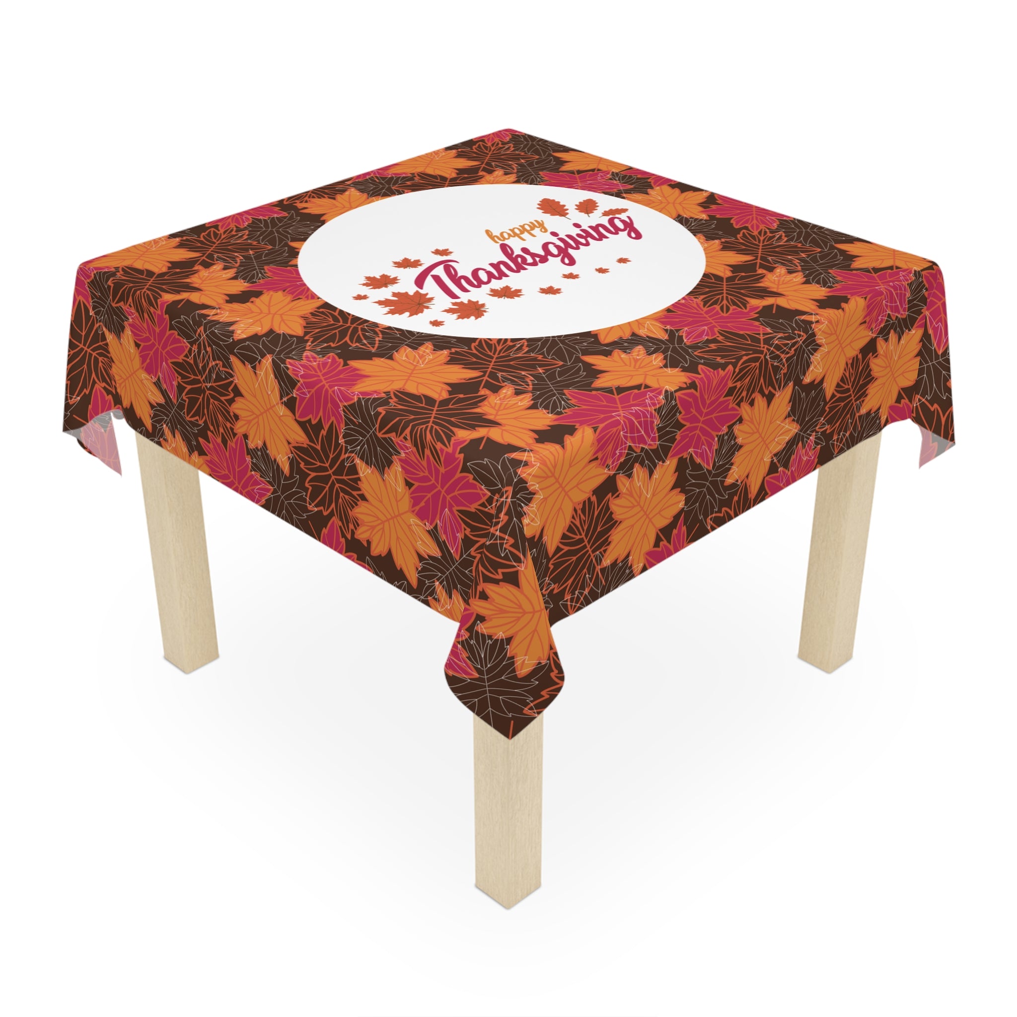 Thanksgiving Tablecloth - Fall Leaves