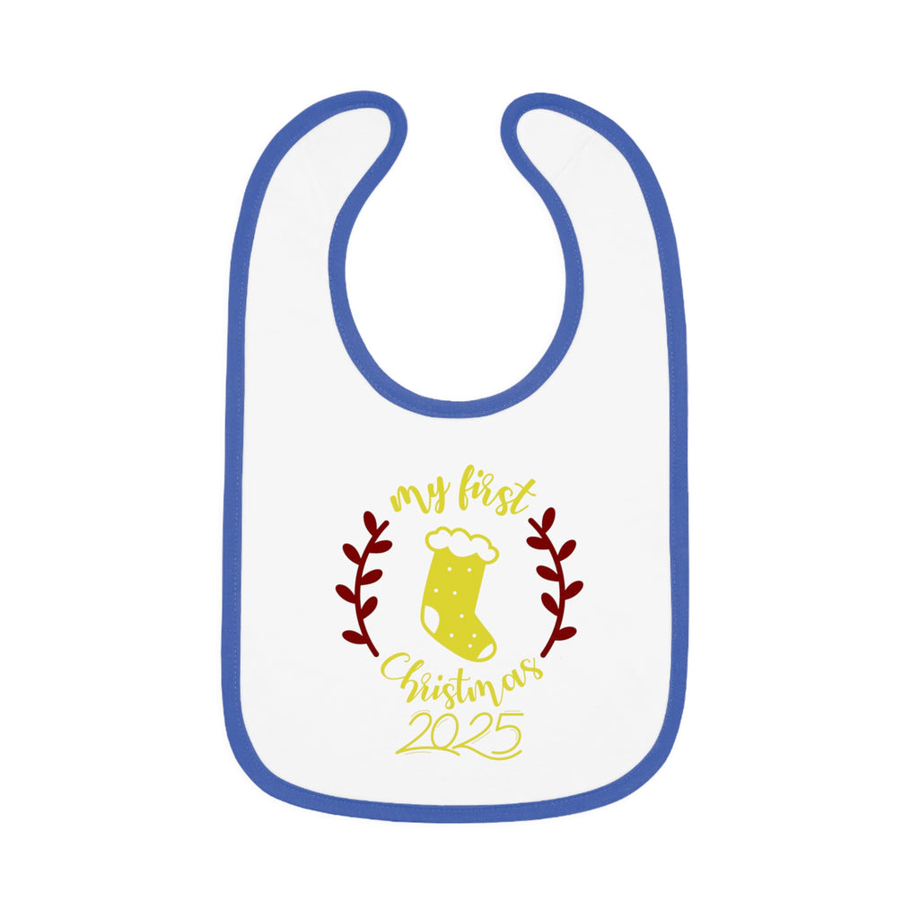 My First Christmas 2025 Baby Bib