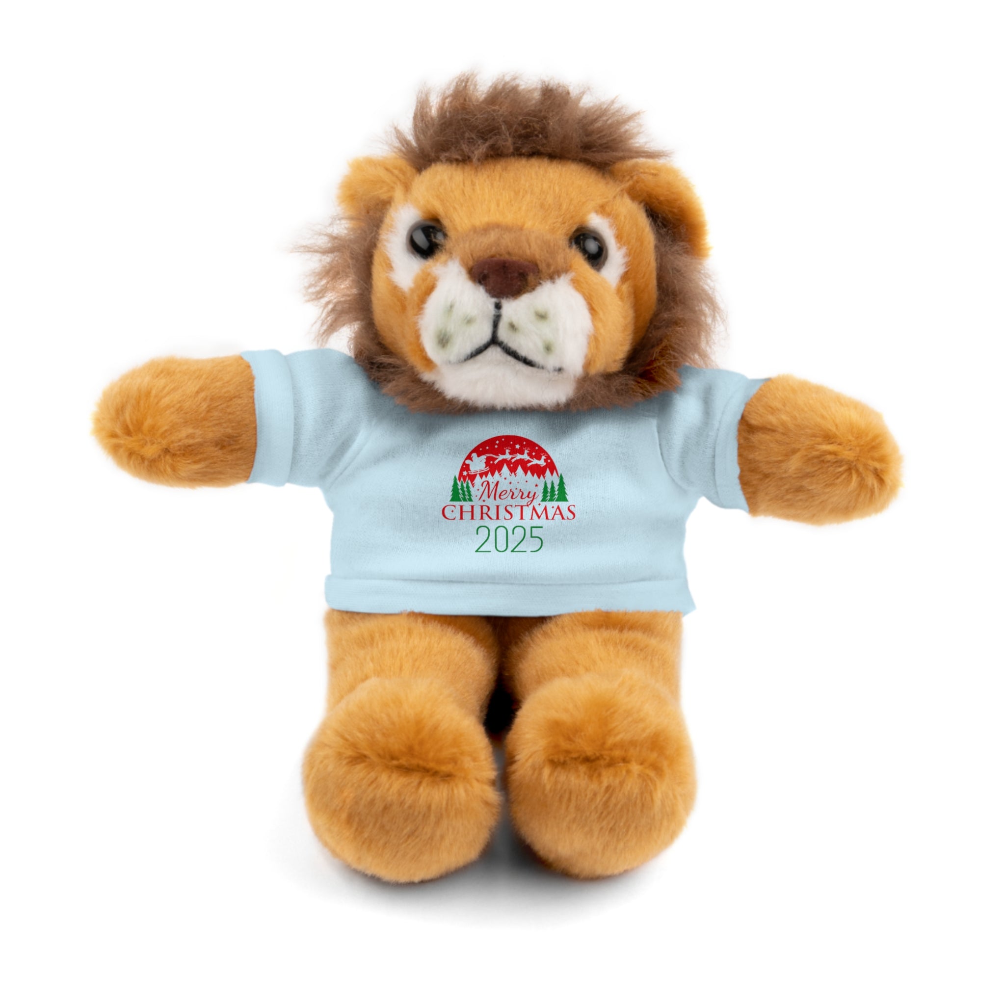 Christmas Plush Bear with 2025 Christmas Tee