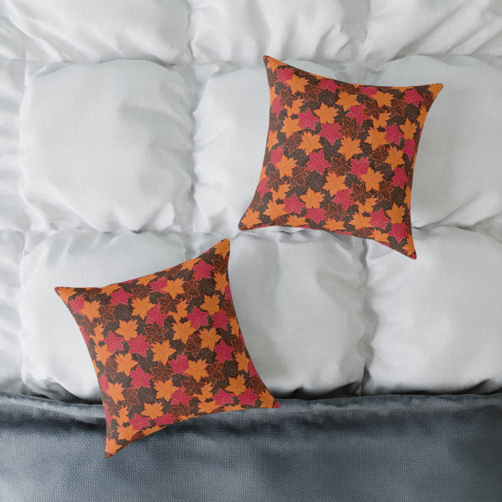 Thanksgiving Themed Throw Pillow - Autumn Leaves
