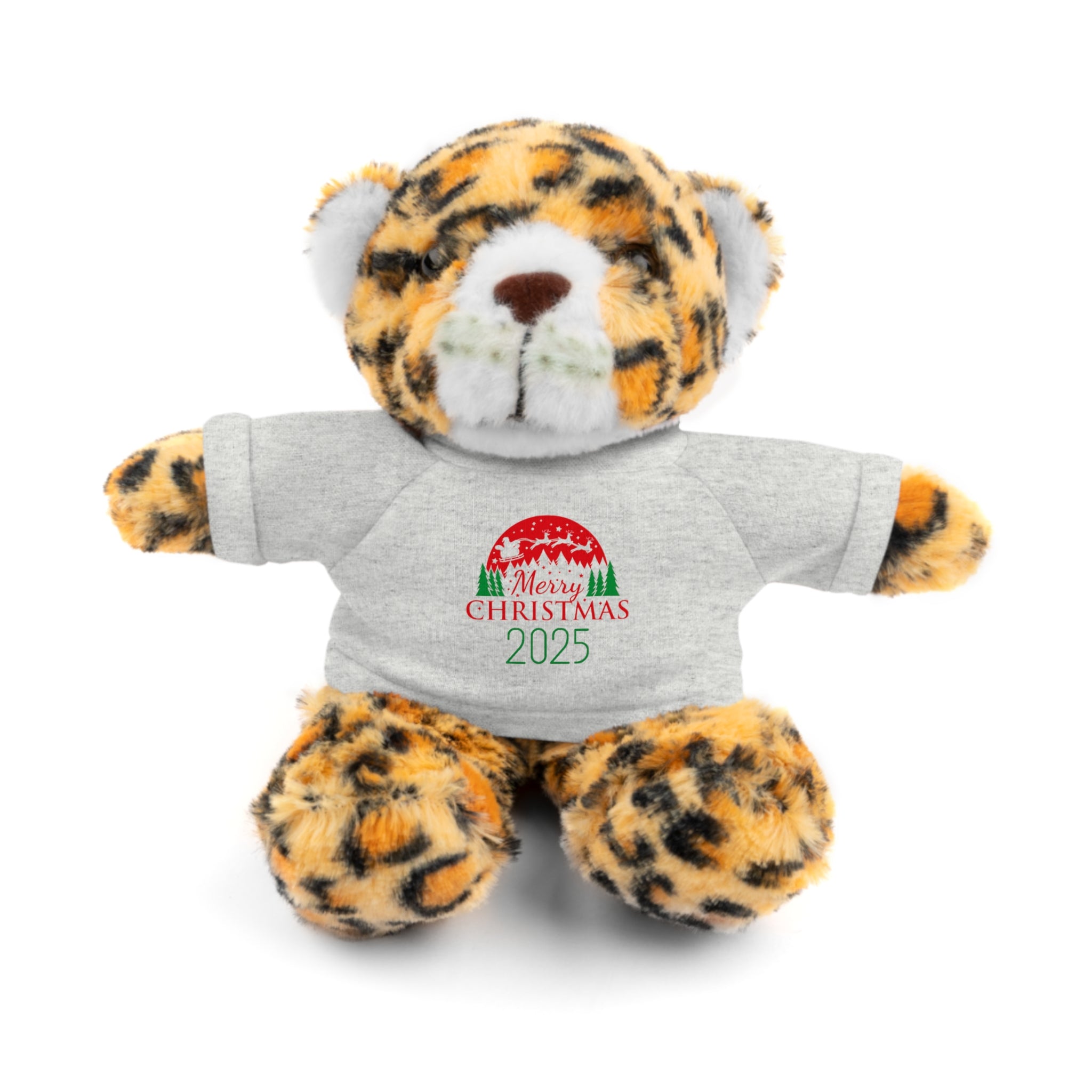 Christmas Plush Bear with 2025 Christmas Tee
