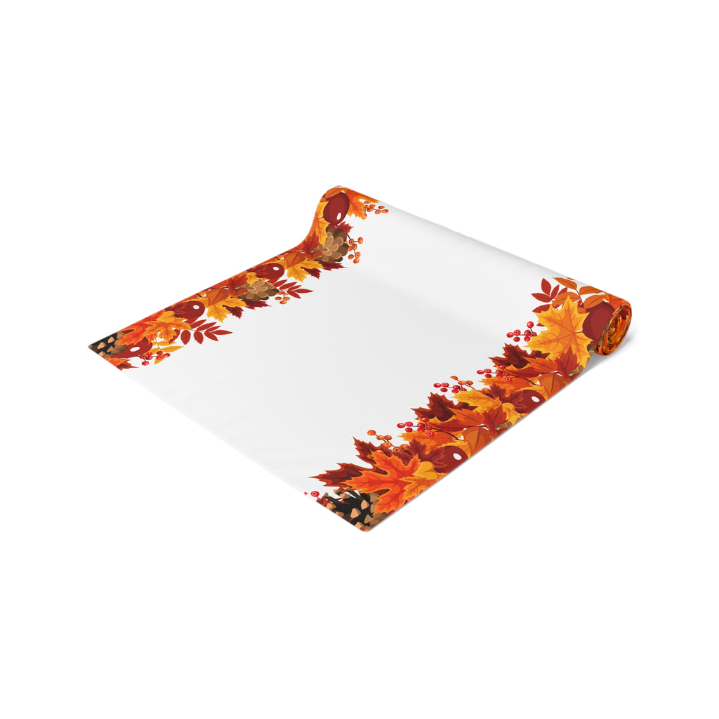 Thanksgiving Table Runner - Fall Leaves