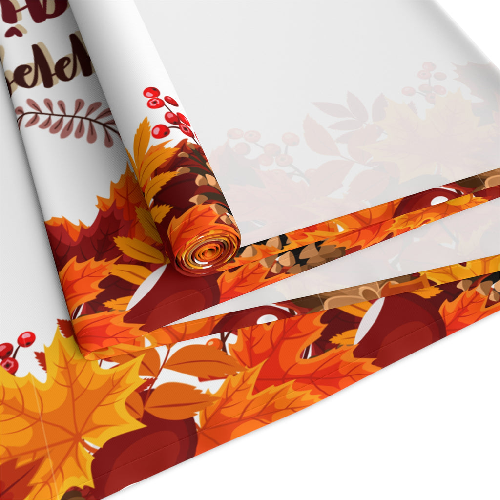 Thanksgiving Table Runner - Fall Leaves