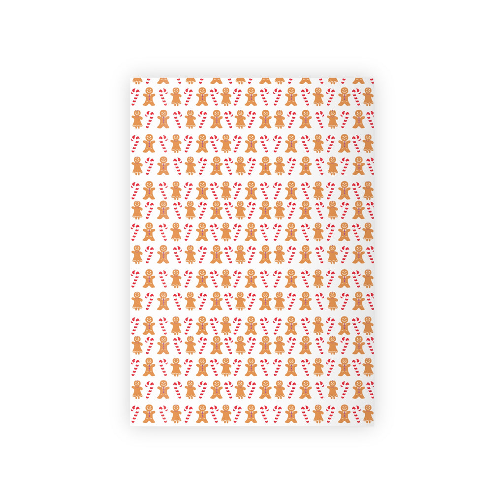 Gingerbread Holiday Gift Wrapping Paper Roll