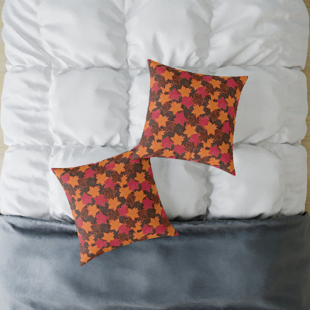 Thanksgiving Themed Throw Pillow - Autumn Leaves