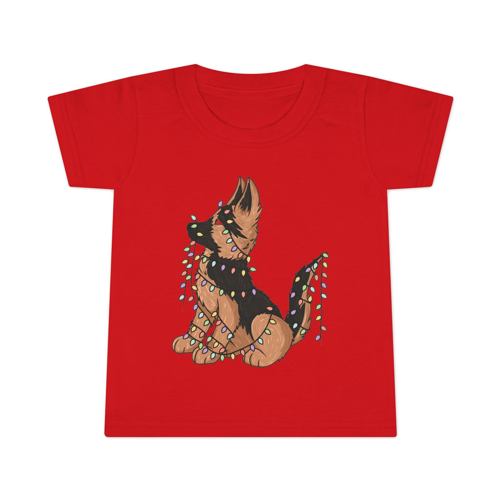 Christmas German Shepherd Toddler T-Shirt