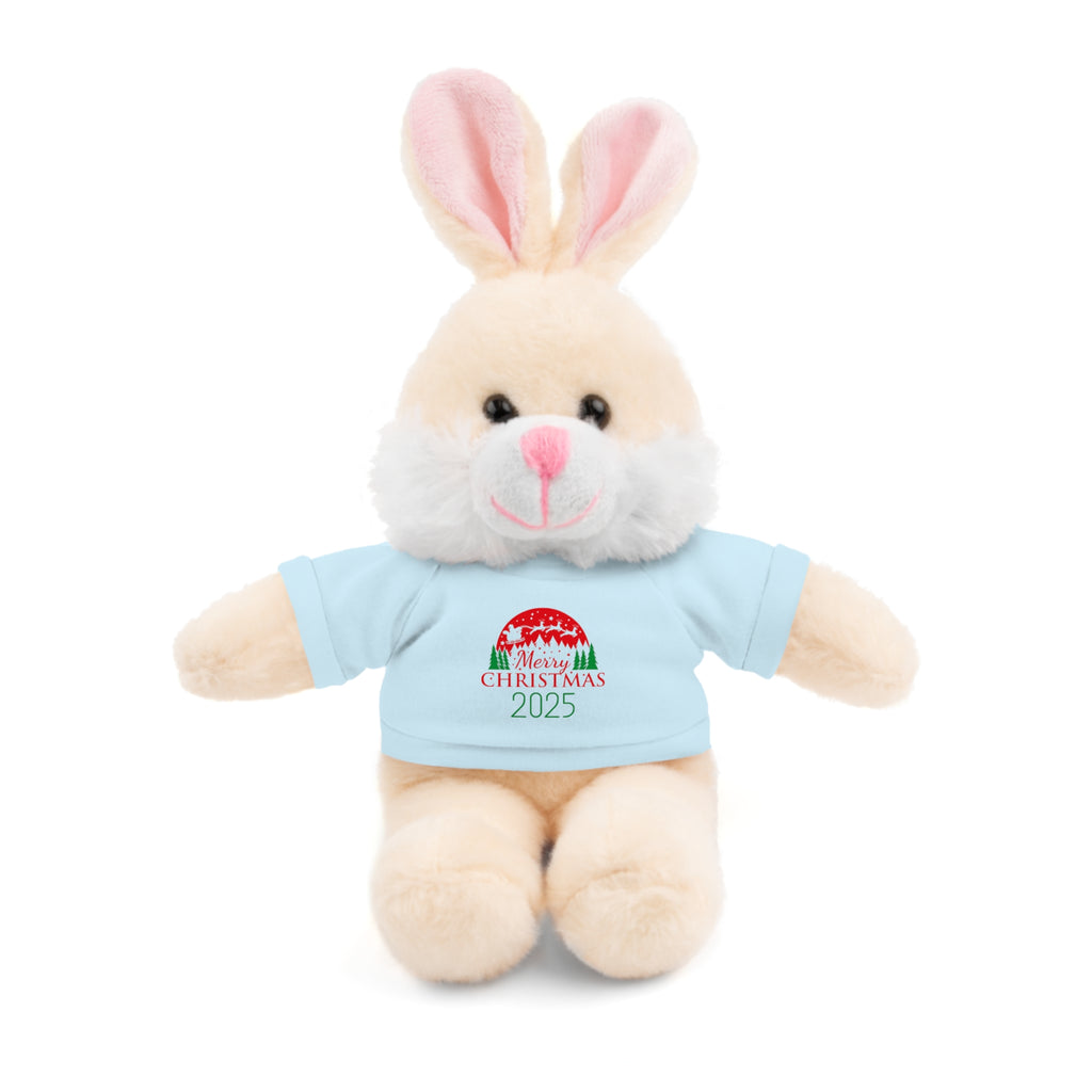 Christmas Plush Bear with 2025 Christmas Tee