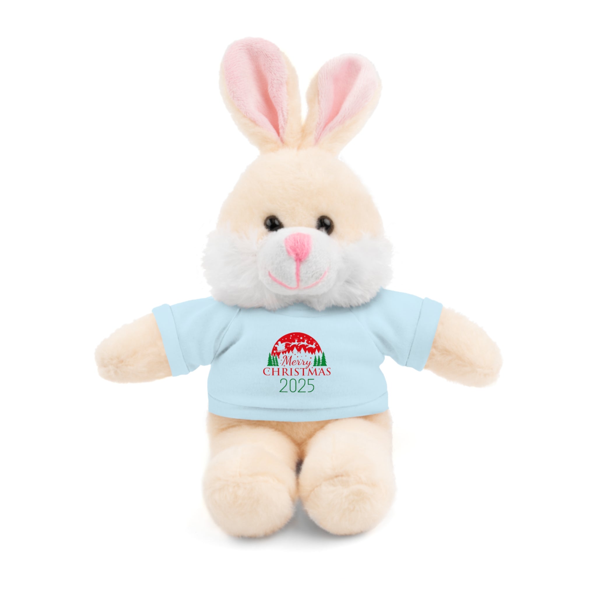 Christmas Plush Bear with 2025 Christmas Tee