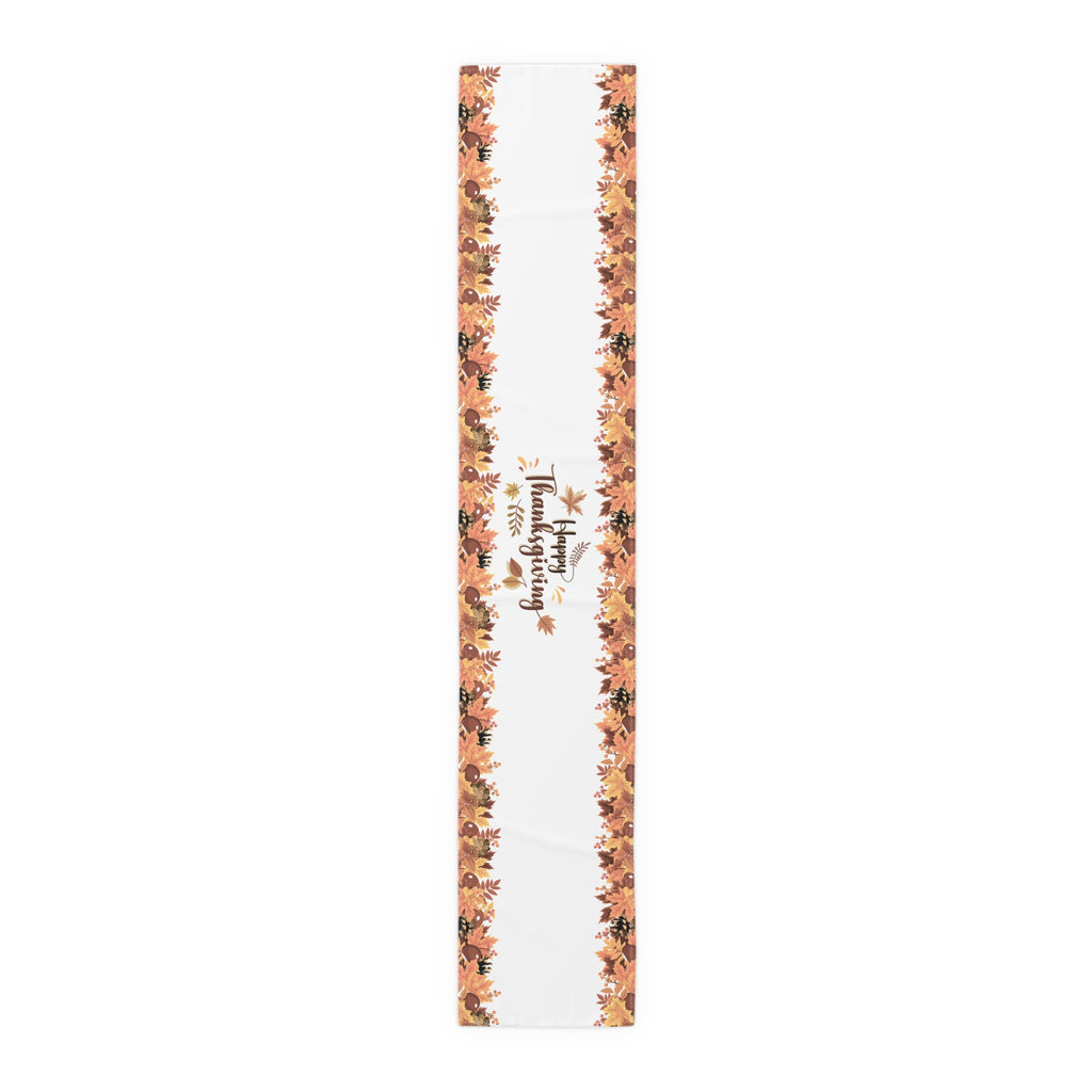 Thanksgiving Table Runner - Fall Leaves