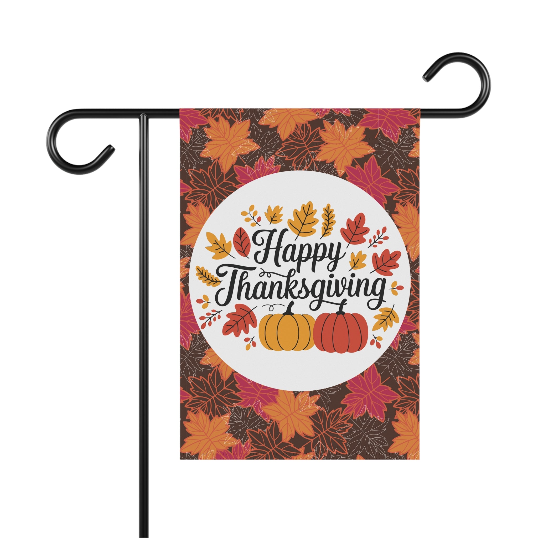 Happy Thanksgiving Yard & House Banner - Fall Leaves
