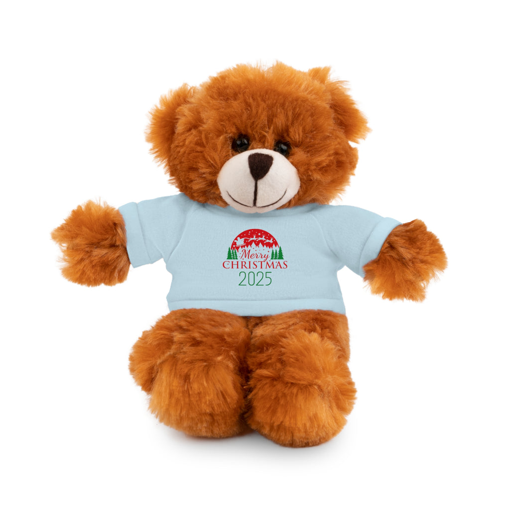 Christmas Plush Bear with 2025 Christmas Tee