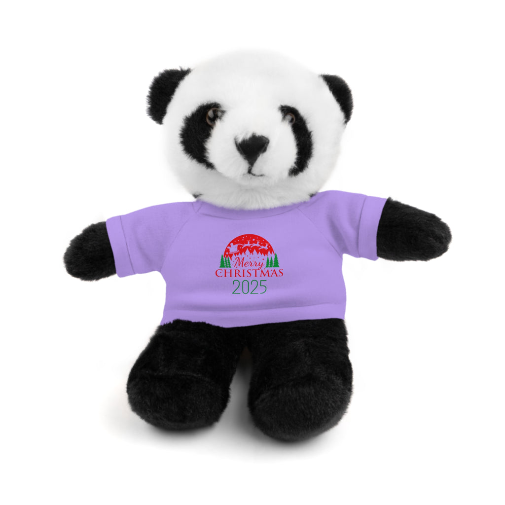 Christmas Plush Bear with 2025 Christmas Tee