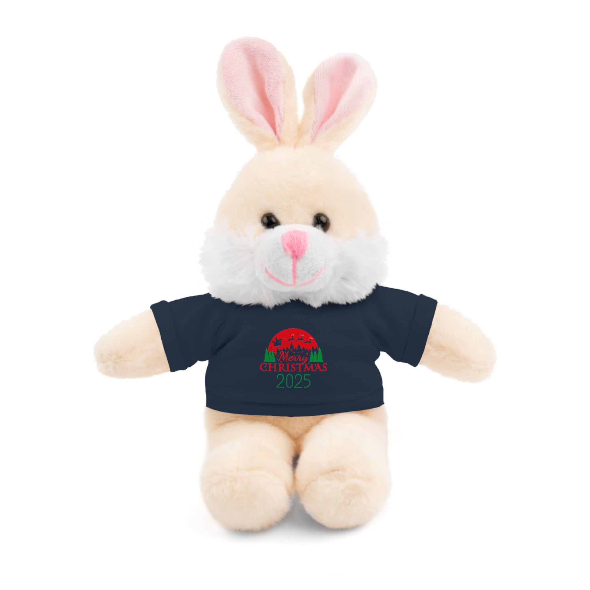 Christmas Plush Bear with 2025 Christmas Tee