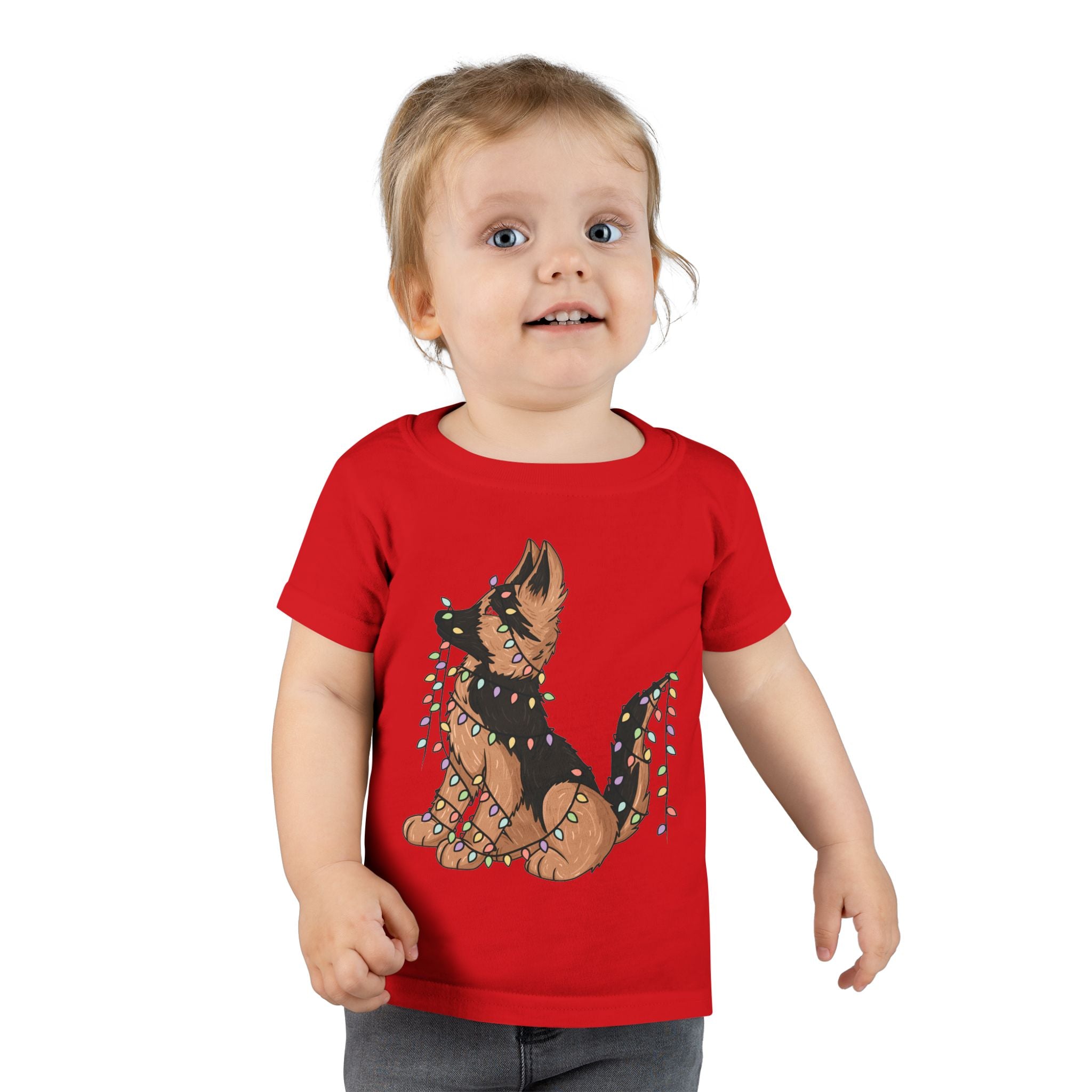 Christmas German Shepherd Toddler T-Shirt
