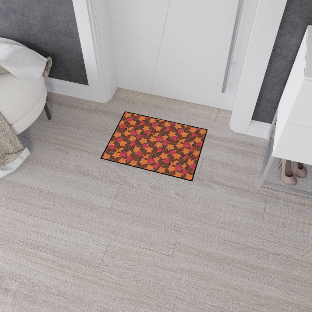 Thanksgiving Heavy Duty Floor Mat - Autumn Leaves
