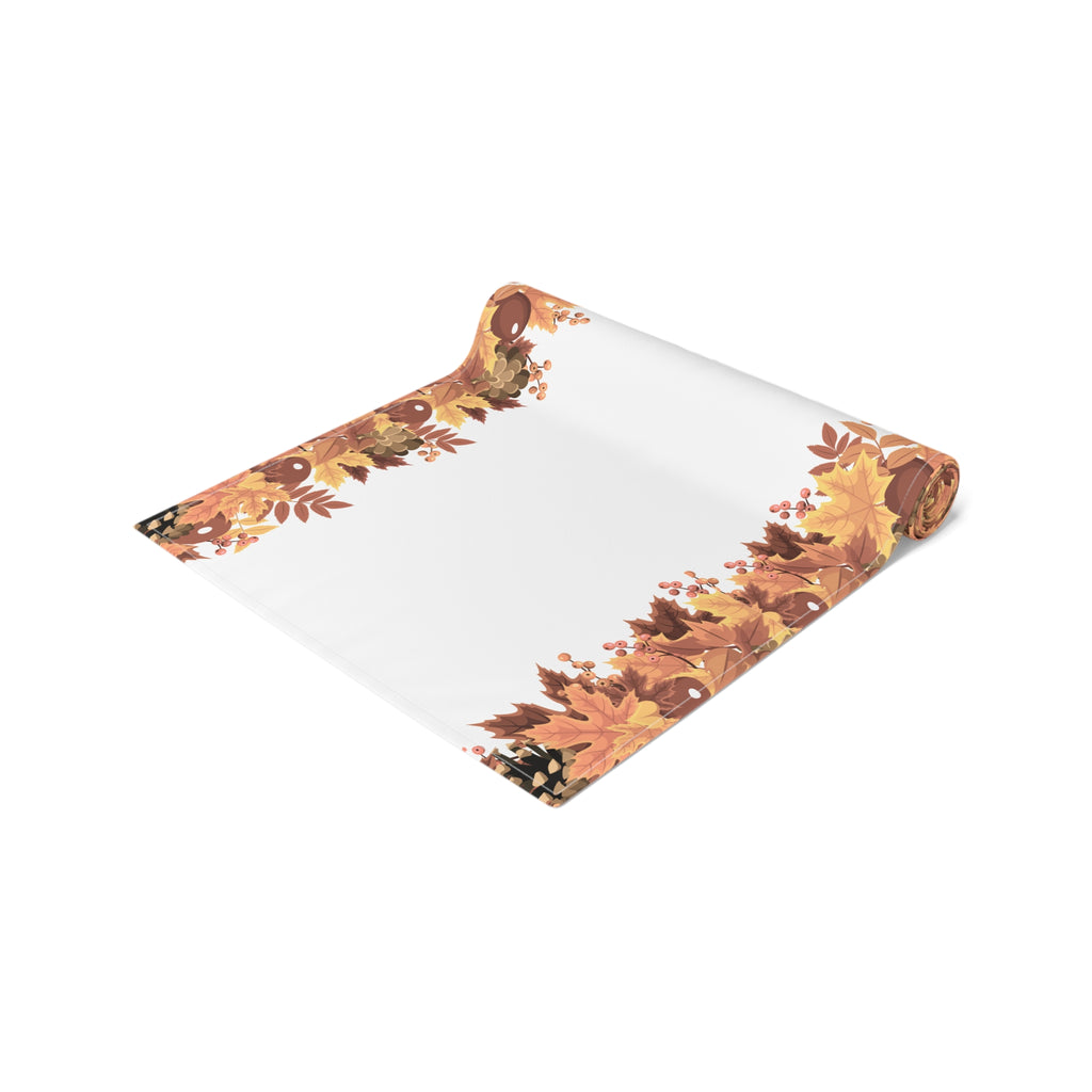 Thanksgiving Table Runner - Fall Leaves