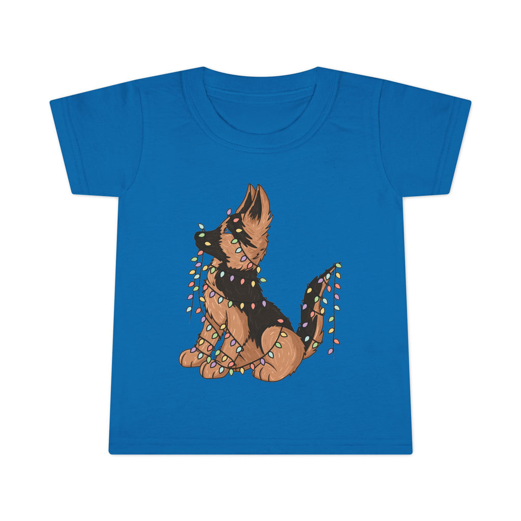 Christmas German Shepherd Toddler T-Shirt